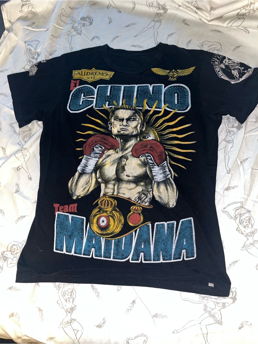 Team Chino Maidana Boxing Tee - Black